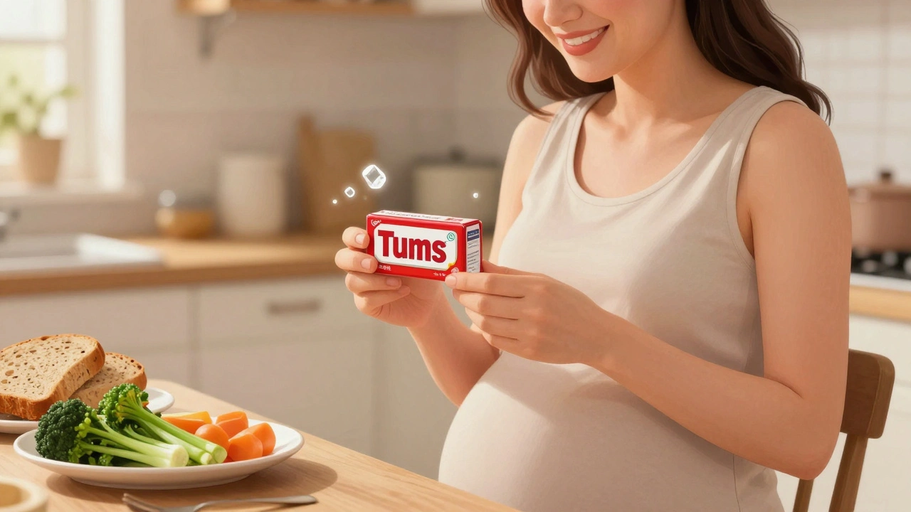 Heartburn Medications in Pregnancy: Safe Options Like Tums, Pepcid, and Prilosec